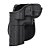 Coldre Bélica Revolver I Paddle Canhoto - Preto - Imagem 1