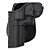 Coldre Bélica Revolver 8T I Paddle Canhoto - Preto - Imagem 1
