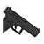 Chaveiro Belica Pistola em Polimero - Preto - Imagem 3
