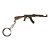 Chaveiro Belica Ak 47 - Ouro Velho - Imagem 2