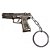 Chaveiro Belica Pistola - Ouro Velho - Imagem 1