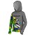 Camiseta Mar Negro Sublimada Capuz - Aquarela - Infantil - Imagem 2