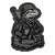 Patch Invictus Alpha Largato Teiu - Chumbo - Imagem 1