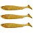Isca Monster 3X Golden Shad / 7,5Cm - 3Un - Imagem 1