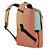 Mochila Galapagos Gaivota 15L - Salmão Mostarda Turquesa - Imagem 3