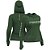 Camiseta Mar Negro Poliamida X protection Capuz - Musgo - Imagem 1