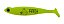 Isca Shad Bruto Verde - Imagem 3