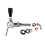 Torneira Belga de Chopp c/ Shank Longo 14 cm de rosca para Cerveja - Imagem 3