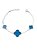 Pulseira Clover Trio Azul - Imagem 1