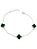 Pulseira Clover Trio 10mm Verde - Imagem 1