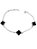 Pulseira Clover Trio 10mm Preta - Imagem 1