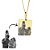 Colar Personalizado Foto Ouro 18K - Imagem 1