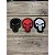 Patch do Justiceiro Caveira para bonés e Roupas com Fixação - Imagem 1