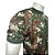 Camisa Camuflada com Nome Bordado do Exército Masculino Dry Fit - Imagem 3