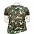 Camisa Camuflada com Nome Bordado do Exército Masculino Dry Fit - Imagem 1