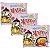 Kit 3 Lamens Coreano Hot Chicken Carbonara Buldak- 130g - Imagem 1