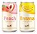 Kit de Bebida Alcoolica de Arroz Coreana Makgeolli (Banana e Pessego) -350ml - Imagem 1