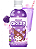 Bebida Saborizada de Uva com pedaços de Coco Sanrio (Hello Kitty) - 340mL - Imagem 1