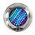 Refletor Led 70 Pontos Inox Iluminação Multicolorida Rgb Para Piscina - Brustec - Imagem 1