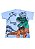 Camiseta Infantil Dinossauro - Azul - Imagem 1