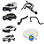 KIT DE MANGUEIRAS DO SISTEMA DE ARREFECIMENTO DO MOTOR EVO - Imagem 1