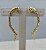 Ear Cuff robusto com banho de ouro 18k - Imagem 1