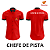CAMISA MASCULINA VERMELHA - CHEFE DE PISTA - Imagem 2