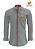 CAMISA MASCULINA CINZA ( GERENTE DE LOJA ) MANGA LONGA - Imagem 2