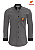 CAMISA MASCULINA MOTORISTA MANGA LONGA - CINZA - Imagem 2
