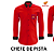 CAMISA MASCULINA MANGA LONGA VERMELHA - CHEFE DE PISTA - Imagem 1