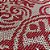 Tapete Sisal Eco Nature Real 67 Bege-Vermelho 1,50X2,00M - Imagem 3