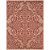 Tapete Sisal Eco Nature Real 67 Bege-Vermelho 1,50X2,00M - Imagem 1