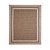 Tapete Sisal Eco Nature Moldura 87 Bege-Marrom 2,00x2,50M - Imagem 1