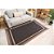 Tapete Sisal Eco Nature Moldura 77 Bege-Chumbo 1,33x1,90M - Imagem 2