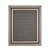 Tapete Sisal Eco Nature Moldura 77 Bege-Chumbo 0,50x0,80M - Imagem 1