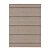 Tapete Sisal Eco-Nature Riscas 77 Bege-Chumbo 2,00X3,00M - Imagem 1