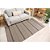 Tapete Sisal Eco-Nature Riscas 77 Bege-Chumbo 1,00X1,50M - Imagem 2