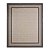 Tapete Sala Sisal Eco-Nature Moldura 56 Chumbo 3,00X4,00M - Imagem 1