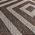 Tapete Sala Sisal Eco-Nature Labirinto 70 Marrom 2,50X3,00M - Imagem 4