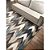 Tapete para sala Sena 03 Bege-Azul 2,50X3,00M - Edantex - Imagem 2