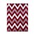 Tapete para Sala Renaissance Zig Zag 10 Vermelho 1,00X1,50M - Imagem 1