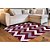 Tapete para Sala Renaissance Zig Zag 10 Vermelho 1,00X1,50M - Imagem 2