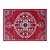 Tapete para Sala Renaissance Madrid 10 Vermelho 1,50X2,00M - Imagem 1