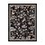 Tapete para Sala Renaissance Genebra 50 Preto 1,33X1,90M - Imagem 1