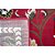 Tapete para Sala Renaissance Genebra 10 Vermelho 1,33X1,90M - Imagem 3