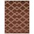 Tapete para Sala Realce Trilho 79 Caramelo 1,00X1,50M - Imagem 1