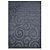 Tapete para Sala Realce Snail 56 Chumbo 1,00X1,50M - Imagem 1