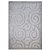Tapete para Sala Realce Snail 51 Cinza 1,50X2,00M - Imagem 1