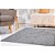 Tapete para Sala Realce Roses 51 Cinza 1,00X1,50M - Imagem 2