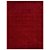 Tapete para Sala Realce Liso 10 Vermelho 2,00X2,50M - Imagem 1